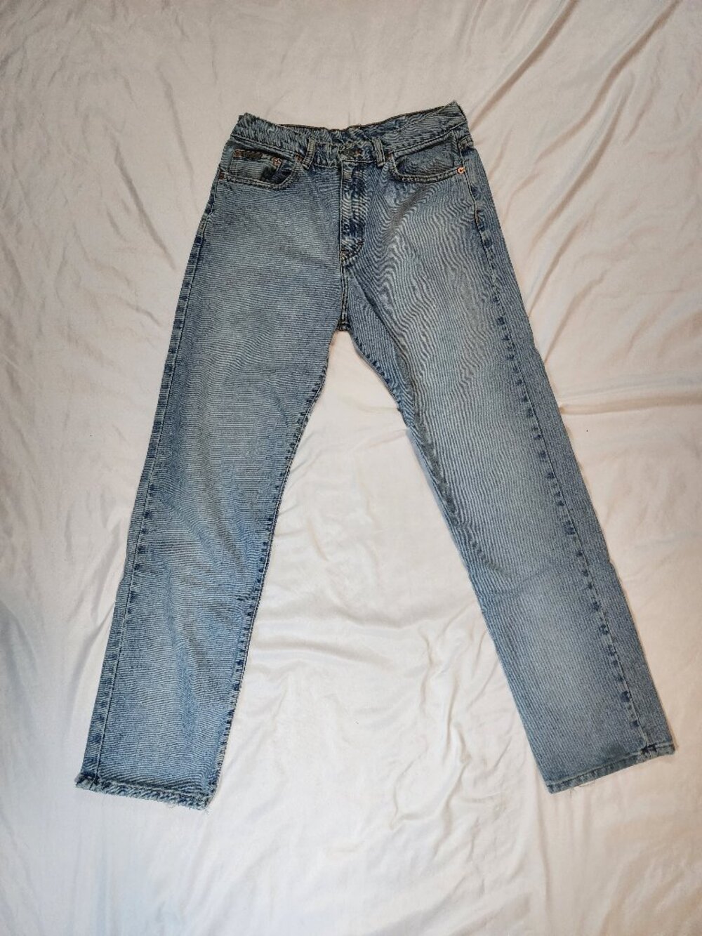 Vintage Calvin Klein Women’s Acid Wash High Rise Straight Leg Jeans